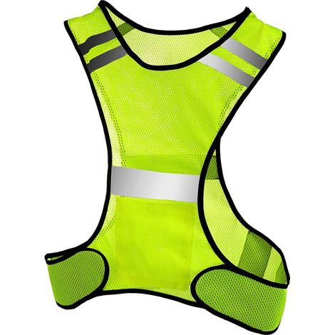 Gilet de sécurité réfléchissant haute visibilité, ultra-fin et léger, pour promenade nocturne, course, chien et moto (1/5)