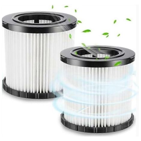 Lot de 2 filtres pour aspirateur eau et poussière DCV5801H/DCV581H compatible DeWalt, filtre de rechange HEPA DCV580H (1/5)