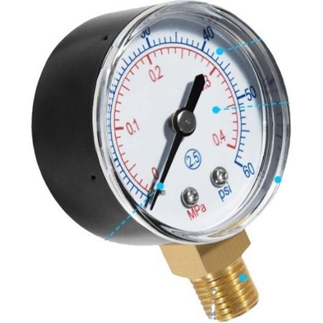 Manomètre pour filtre de piscine . Pour Pro Series S230T S220T S220T2 S140T S144T S180T S210T S244T (1/5)