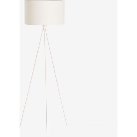 SKLUM Stehlampe Ilena aus Stoff und Eisen Gardenia Weiß                                  