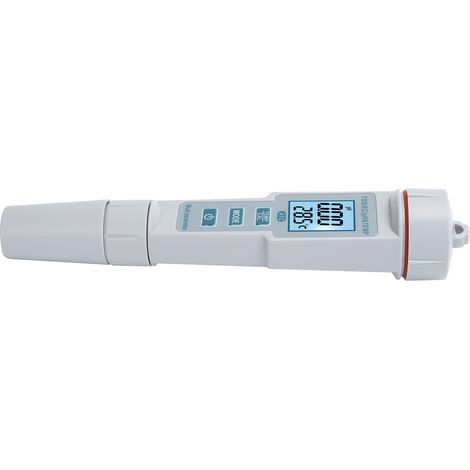 Tragbares 4-in-1-Wasserqualitätsmessgerät: Digitales Salinometer für pH-Wert, elektrische Leitfähigkeit, Gesamtfeststoffe und Temperatur (1/5)