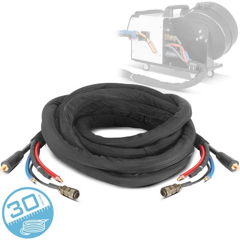 STAHLWERK paquete de manguera intermedia MIG MAG 30 m refrigerada por agua 95 mm2 10 polos (1/4)