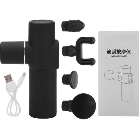 Masqueur électrique de relaxation musculaire profonde, amincissant, soulagement de la douleur, masseur de fascia noir (1/5)