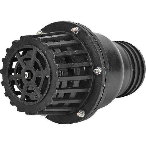 Clapet anti-retour plat en PVC noir basse pression compatible avec pompe à eau (3 pouces) (1/4)