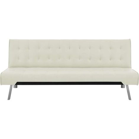 Divano Letto Clic Clac 3 Posti in PVC Bianco 180 cm - Domo Mea (1/5)