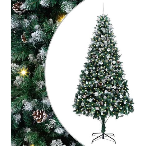 Albero di Natale artificiale con 300 LED Verde 240 cm vidaXL (1/5)