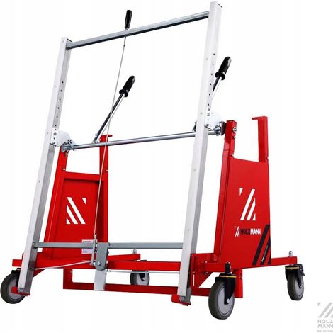 HOLZMANN Chariot de transport pour panneaux - PW3025KIPP - 150 kg - Support inclinable - Mécanisme de levage intégré