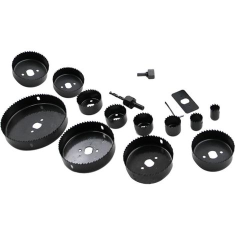 Set mit 16 Lochsägen aus Kohlenstoffstahl, verschleißfest, präzise und effizient, für die Holzbearbeitung (1/5)