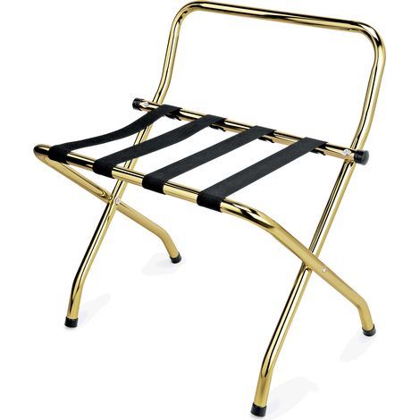 Support à bagages en Acier Chrome laiton L 600 mm l 480 mm H 810 mm - Was Germany