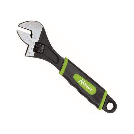 Ribitech – Clé à molette 12 pouces 300mm – Ouverture mâchoire 36mm – Acier au carbone #45 – Poignée ergonomique antidérapante