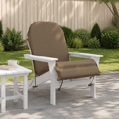vidaXL Cojín para tumbona de sol GEMERT 100% Poliéster Gris topo (1/5)
