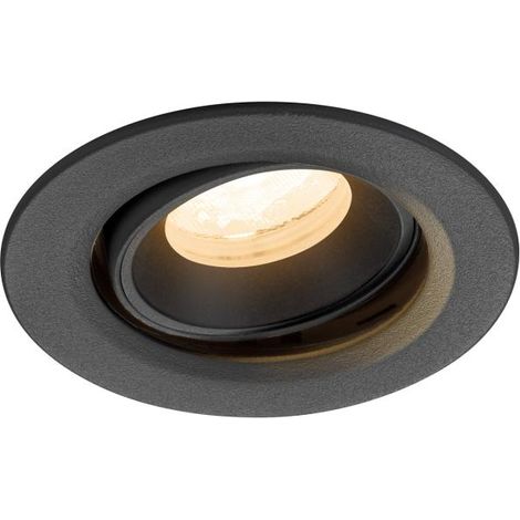 Spot encastré NUMINOS® MOVE XS intérieur 2700 K 40° IP20 rond noir - SLV - 1009328