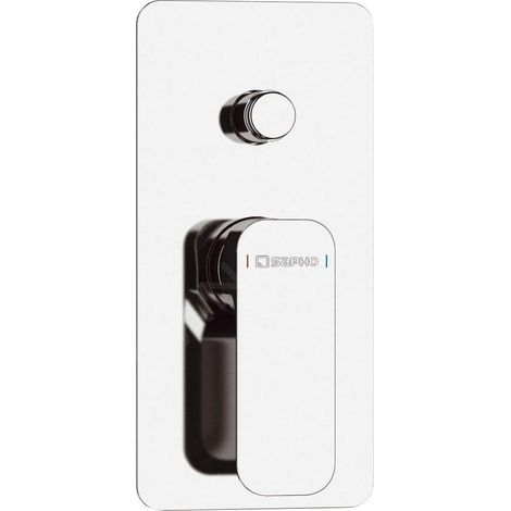 Sapho Spy - Mitigeur encastré de douche avec corps d'encastrement, 2 sorties, chrome PY42 (1/2)