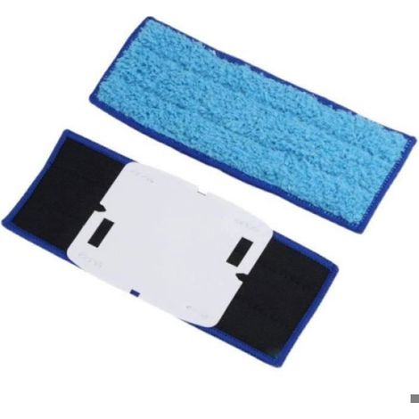 Tampons de nettoyage lavables pour robot laveur Braava jet 240/241 - - Lot de 2 - Bleu (1/4)