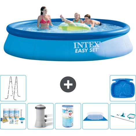 Intex Piscine Easy Set Ronde - 396x84 cm - 8-pièces S30706 (1/5)