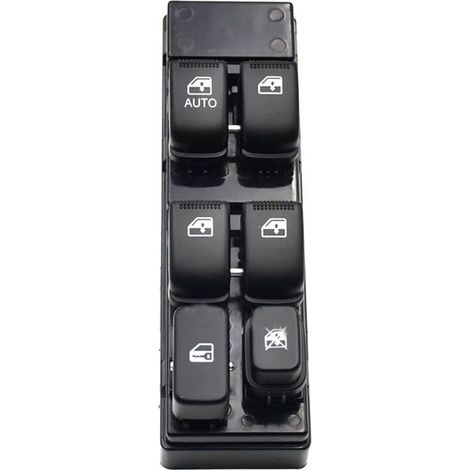 Interrupteur de lève-vitre électrique automobile 93570-3D121, compatible avec les Hyundai Sonata 2003-2005, commande la montée et la descente des vitres électriques, côté conducteur, peut contrôler to (1/4)