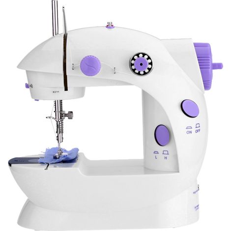 Mini-Nähmaschine für den Heimgebrauch mit Spulen und 4 Funktionen (1/5)