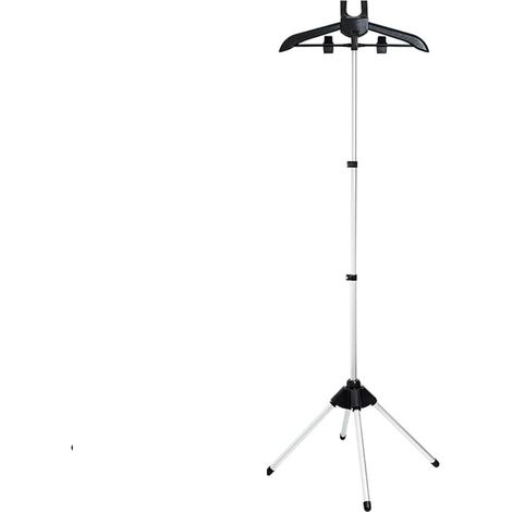 Support à Vapeur pour Vêtements, Trépied Télescopique Portable, Porte-Vêtements avec Cintre pour Repassage, Étendoir à Linge Télescopique (1/5)