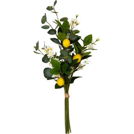 Künstlicher Zitronenstrauß Gilda H64cm - Atmosphera créateur d'intérieur