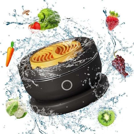 Fruit and Vegetable Washer, Cordless Fruit and Vegetable Cleaner, Portable Fruit Cleaner, Water Fruit Cleaning Device for Deep Cleaning Meat, Fruit and MUMU (1/4)