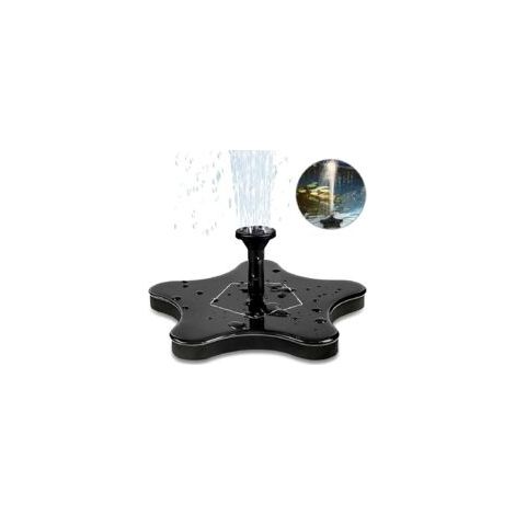 Solarbrunnen, elektrische Solarwasserpumpe, Solarpanelpumpe, 1,4 W, Gartenbewässerung, Schwimmpumpe für Garten, Terrasse, Vögel, Teich, Pool und Poolbewässerung - Crezuo