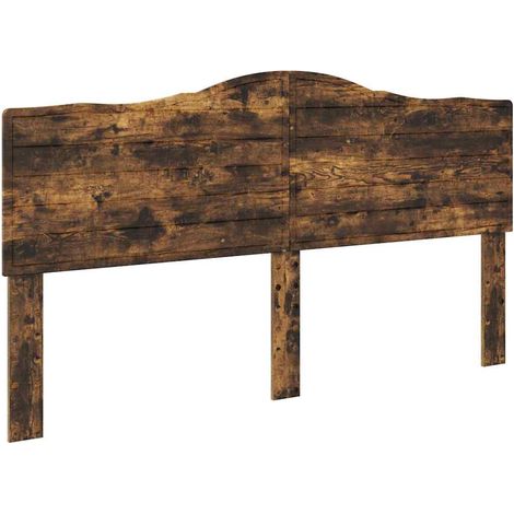 Tête de lit,Décoration murale Chêne fumé 180 cm Bois d'ingénierie CFW615450 (1/5)