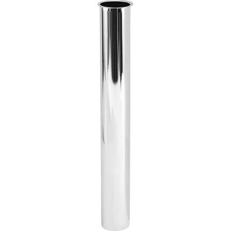 Cornat, TEC317804, Tubo tondo, 1 1/4 "x 250 mm dritto, cromo (1/3)