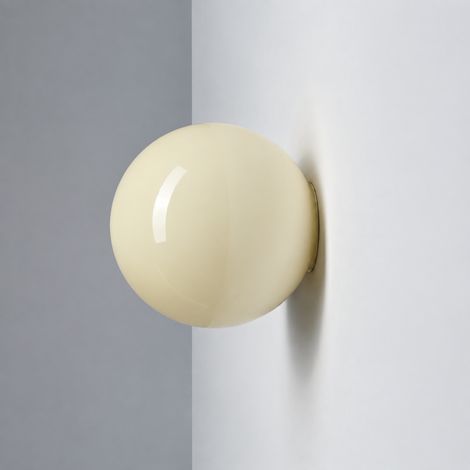 Suspension verre style Murano bulle bonbon rétro 15 cm couleur crème, lumière chaude, 25 × 25 × 25 cm, 1,5 kg – Livraison gratuite