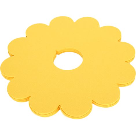colliers de récupération pour chats avec fleur jaune, cône élisabéthain souple, anti-morsure, anti-léchage, protection pour la cicatrisation des plaies (XL) (1/5)