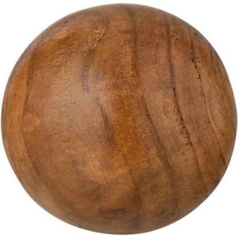 Balle Déco "Wood Paulownia" 15cm Marron