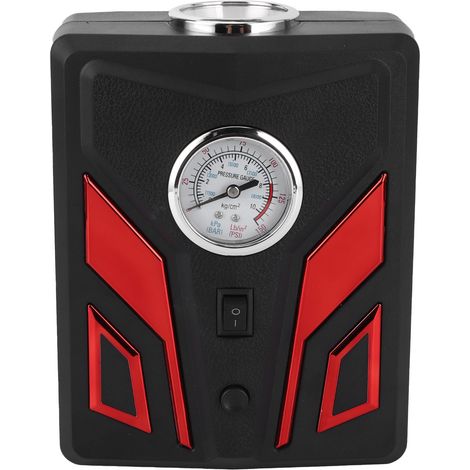 Gonfleur de pneus portable 12V, compresseur d'air 120W 150PSI avec écran numérique et éclairage LED, universel pour voiture, vélo, moto, ballon (1/5)