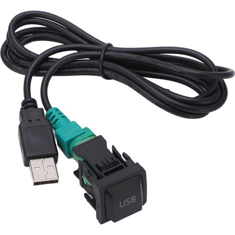 Adaptateur Ligne de Sortie Auto 3RCA Câble Remplacement pour Autoradio Navigation 6Broches Port AV Bleu 3040 (1/5)