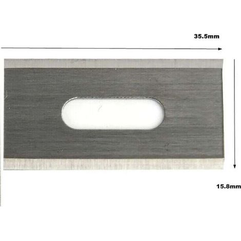Packung mit 30 Rasenmähermessern für Husqvarna mit doppelt geschärften Edelstahlklingen, 36,5 x 18,5 x 0,65 mm. (1/5)