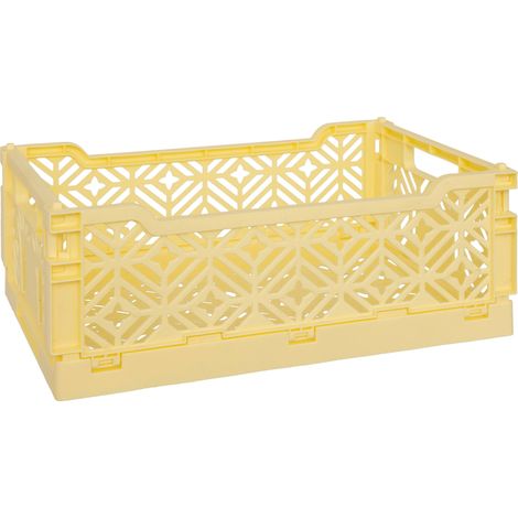 Klappbare Steige Arry gelb 31x20x11,5cm - Atmosphera créateur d'intérieur (1/5)