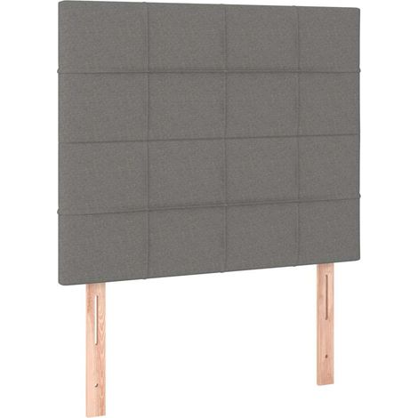 Maison Exclusive - Cabecero de cama de tela gris oscuro 80x5x118/ (1/5)