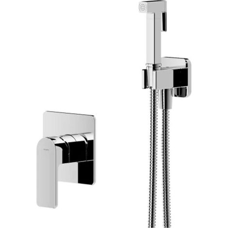 OMNIRES Baretti - Unterputz-Bidetarmatur, mit Brause, mit Einbaukörper, Chrom SYSBABI1XCR (1/2)