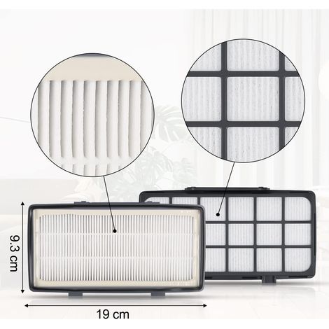 YUETTYY HEPA-Filter Für Grundig Cyclonic 21,6V – Waschbar & Wiederverwendbar, Inkl. 1 Stück