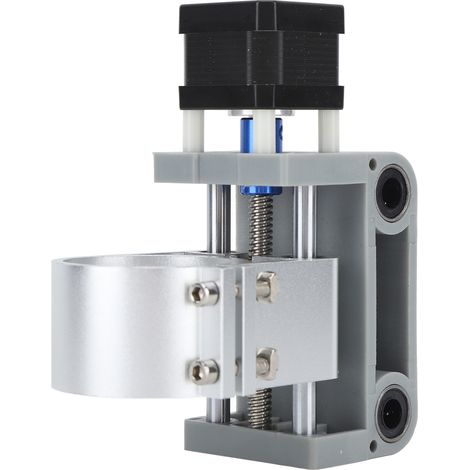 CNC-Z-Achsen-Spindelmotorhalterung (52 mm Durchmesser) für Tischgravierer, passend für 3018 Pro, Grau (1/5)