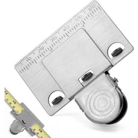 2 Pack Tape Measure Clips, Precision Measuring Fixing Tool for Accurate Readings, Universal Fit for All Tape Measures, Ideal for DIY (1/5)