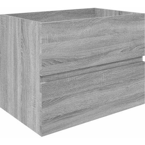 Maison Exclusive - Waschbeckenunterschrank Grau Sonoma 60x38,5x45
