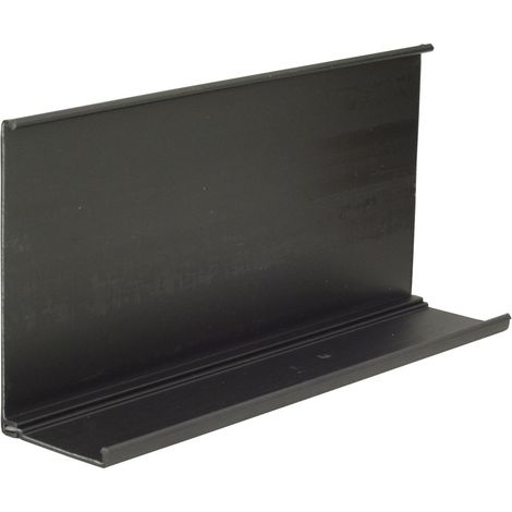 Befestigung für Rohrsockelleiste 200 mm schwarz Clips & Ecken