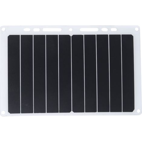 Panneau solaire monocristallin blanc, accessoire pour l'assemblage de panneaux solaires, charge de téléphone. Panneau solaire blanc en silicium monocristallin. (1/5)