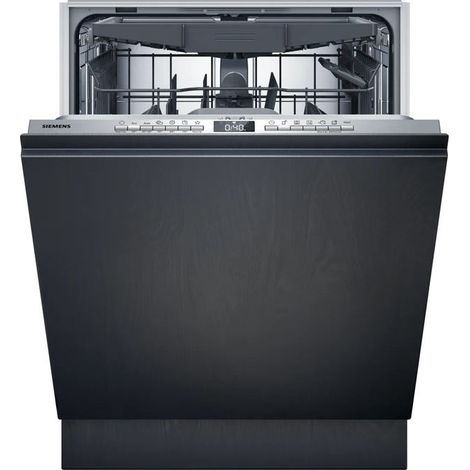 Siemens iQ300 SN73EX06VE. Posizionamento dell'apparecchio: A scomparsa totale, Dimensione: Dimensione massima (60 cm), Colore della porta: Nero, Acciaio inox. Numero di coperti: 14 coperti, Classe ...
