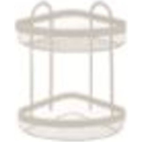 Mensola angolare in acciaio beige mayaj 23x23cm - 5five