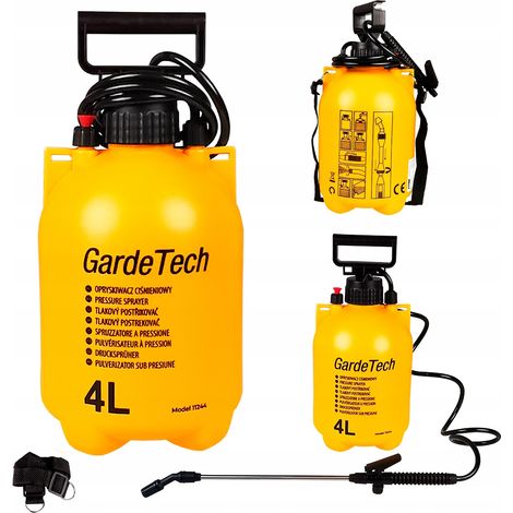 Pulverizador manual a presión Gardetech 11244, pulverizador de 4 litros. (1/5)