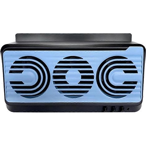 Ventilateur d'extraction solaire pour voiture, ventilateur d'extraction pour vitre de voiture, ventilateur de ventilation à 180° pour véhicule, ventilateur de refroidissement de radiateur, refroidisse (1/5)