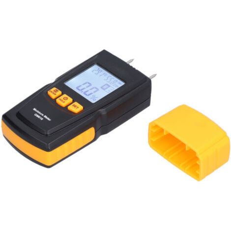 Moisturemètre à Aiguille pour Bois GM610 - Précis et Fiable pour la Mesure de l'Humidité - Livré avec Manuel en Anglais - Idéal pour Professionnels et Particuliers- (1/5)