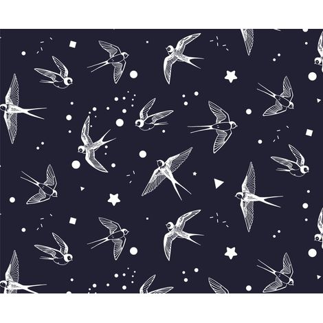 Tela decorativa para exteriores Oxford - motivo de golondrina nocturna I DR077 (1/5)