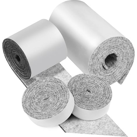 Lot de 4 bandes adhésives antidérapantes en feutre pour pieds (1/5)