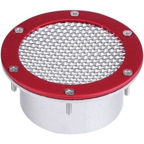 Grille d'aération de pare-chocs universelle pour voiture de course, prise d'air froid (rouge)